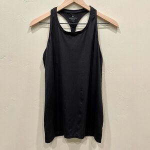 Athleta Black Racerback Tank Top - Size: Small